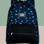 Mochila Artesanal Mineira Reforçada - Azul Flores