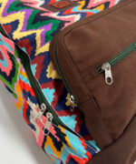 Mochila Artesanal Mineira Reforçada - Zigue Zague Colorida - Imagem 2