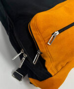 Mochila Artesanal Mineira Reforçada - Preto e Amarelo - Imagem 2