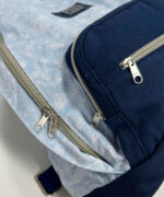 Mochila Artesanal Mineira Reforçada - Azul Claro - Imagem 2