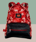 Mochila Artesanal Mineira Reforçada - Floral Vermelha