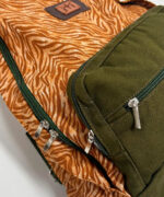 Mochila Artesanal Mineira Reforçada - Estampada Laranja - Imagem 2