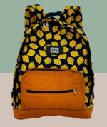 Mochila Artesanal Mineira Reforçada - Amarelo e Preto