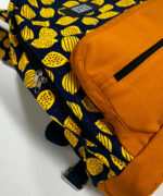 Mochila Artesanal Mineira Reforçada - Amarelo e Preto - Imagem 2