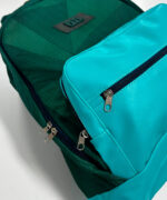 Mochila Camisas de Time Projeto Transformar - Verde e Azul Claro - Imagem 2