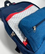 Mochila Camisas de Time Projeto Transformar - Jeans e Azul - Imagem 2