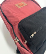 Mochila Camisas de Time Projeto Transformar - Preto e Vermelho Escuro - Imagem 2