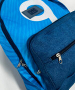 Mochila Camisas de Time Projeto Transformar - Azul e Jeans - Imagem 2