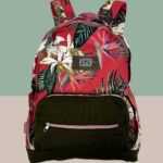Mochila Artesanal Mineira Reforçada - Floral Rosa