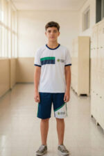 Bermuda Escolar Unissex – Helanca Premium Acabamento DRY Proteção UV - Imagem 5