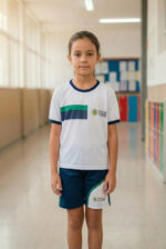 Bermuda Escolar Unissex – Helanca Premium Acabamento DRY Proteção UV - Imagem 2