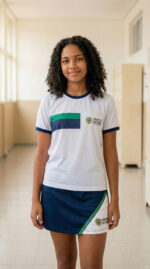 Shor-saia Escolar Unissex – Helanca Premium Acabamento DRY Proteção UV - Imagem 4