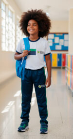 Camiseta Escolar Malha PV – Anti-pilling, Proteção UV 15 - Imagem 4